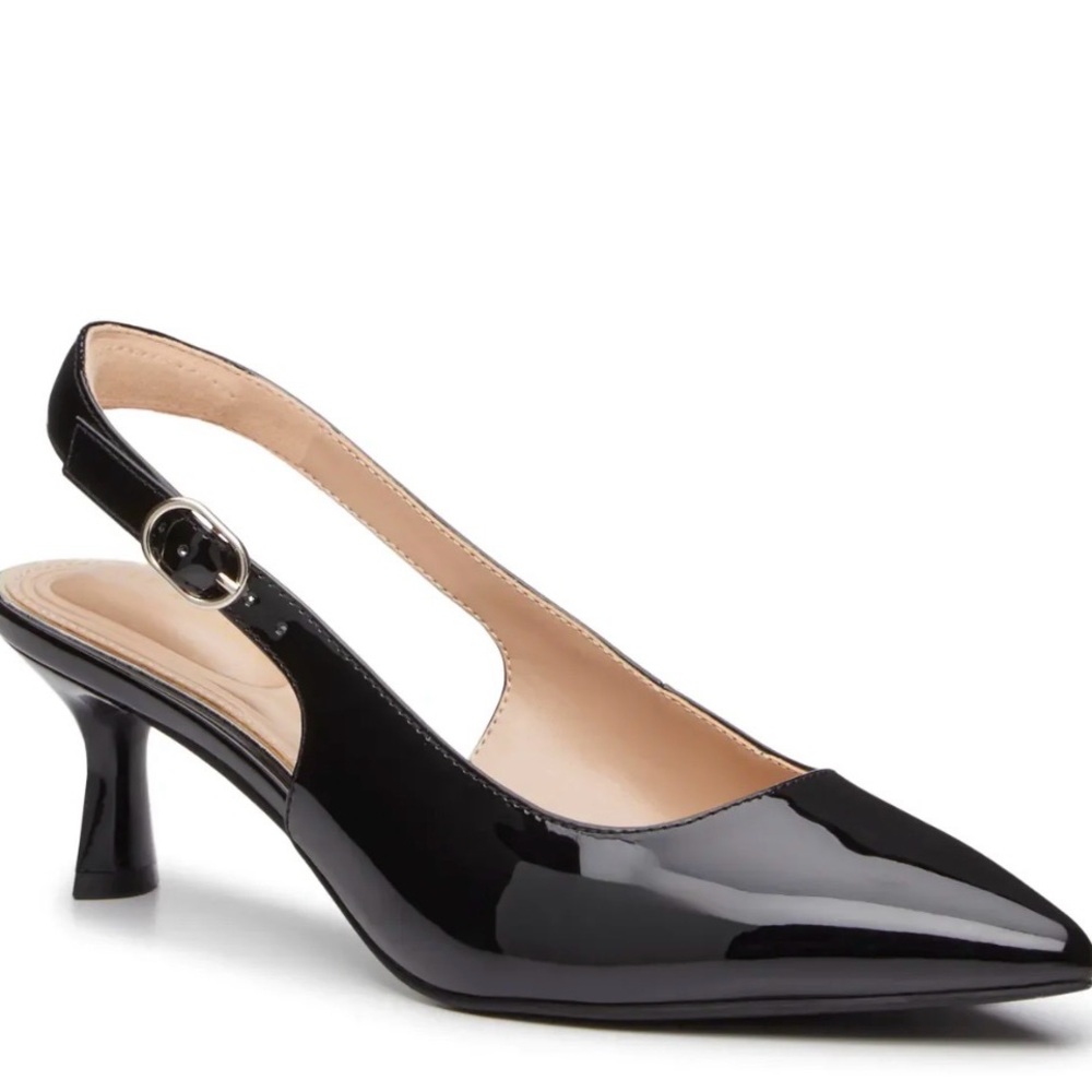 Black Women's Heels - Size 11W